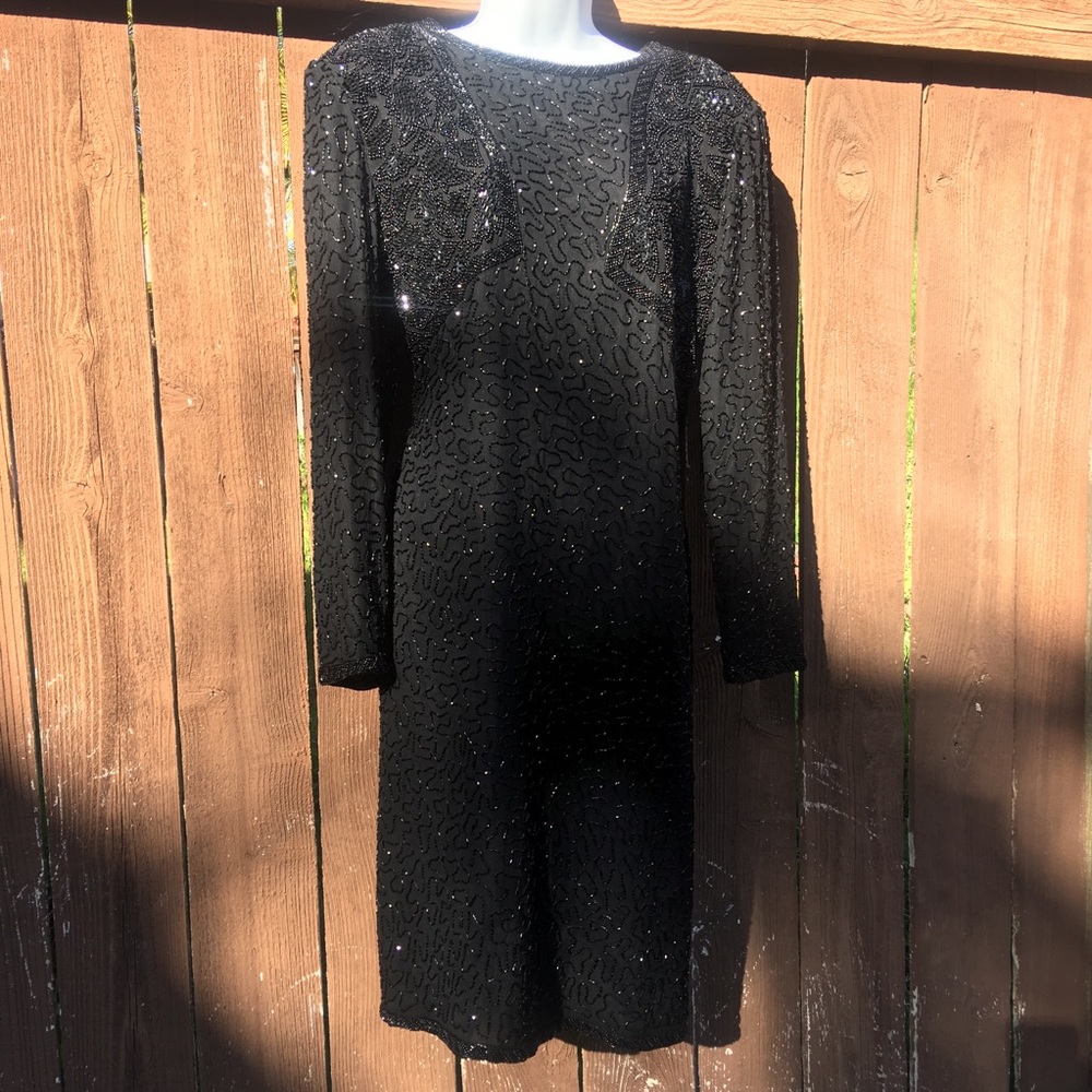 Windsmoor Dress All Black Sequined